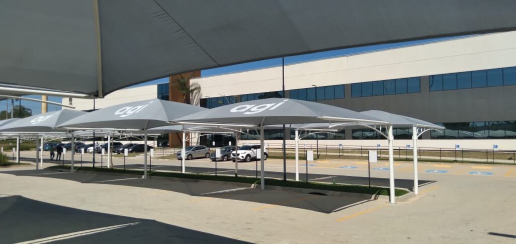 Sombreadores e Coberturas para Estacionamento e garagem